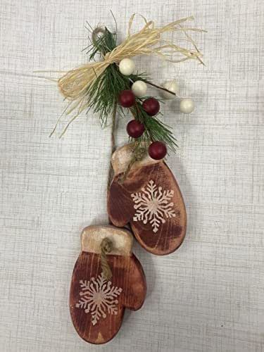 Mitten Door Hanging, Wood Mitten Craft, Mittens Door Hanging, Mittens Decoration Winter Craft, Wood Mitten Ornaments, Wooden Mittens, Farmhouse Winter Decor, Wood Cutouts, Wood Sculpture