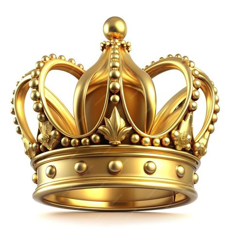 Premium Photo | 3D rendered golden royal crown of a king Crown Images Queen, King Crown Images, King Images, Christ Crown, King Crowns, Crown Images, Graduation Frame, Pastel Background Wallpapers, Certificate Design Template