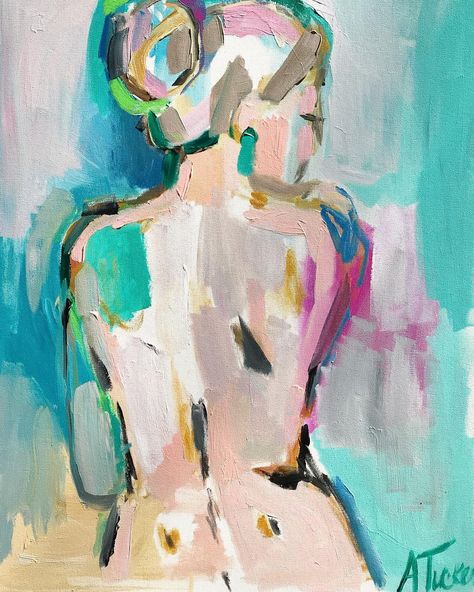 Amanda Tucker Art on Instagram: “(Sold)Letting the varnish dry and she’s on her way to @giltandashrva ❤️ #figurepainting #amandatuckerart #colorfulart #emergingartist��…” Amanda Ryan, Ballerina Painting, Art Attack, Wild Ones, Abstract Acrylic, Life Drawing, Figure Painting, Acrylic Art, Emerging Artists