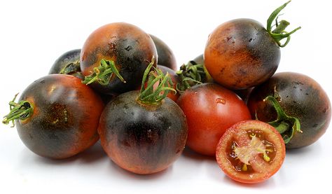 Indigo Blue Chocolate Cherry Tomatoes Information and Facts Choy Sum, Apricot Recipes, Ghost Plant, Pigeon Peas, Bell Pepper Recipes, Artichoke Recipes, Beet Recipes, Blue Cherry, Blue Chocolate