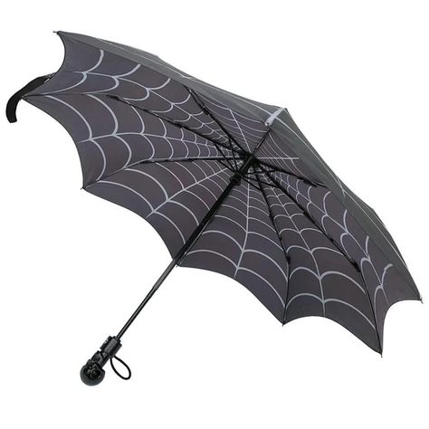 Spiderweb Umbrella – Ghoulish Girls Kreepsville 666, Casual Goth, Goth Accessories, Summer Goth, Umbrellas Parasols, Psychobilly, Punk Outfits, Gothic House, Big Hero