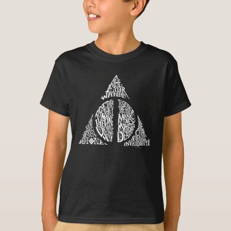 Harry Potter Castle, Deathly Hallows Symbol, Harry Potter Universal Studios, Elder Wand, Gellert Grindelwald, Harry Potter Tshirt, Harry Potter Kids, Harry Potter Spells, Harry Potter Deathly Hallows