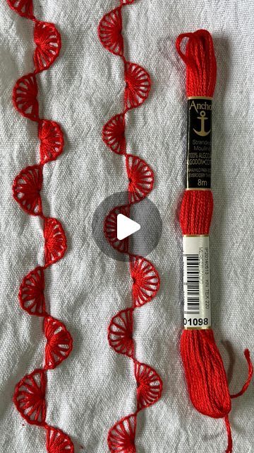 Buttonhole Stitch, Embroidery Stitches, Thread, Embroidery, On Instagram