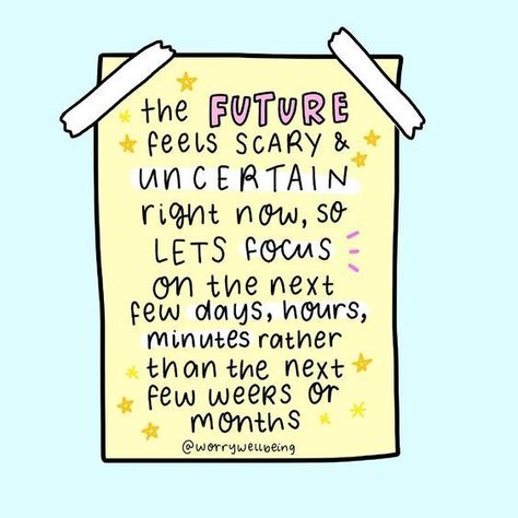 Uncertain Future Quotes, Dealing With Uncertainty, Shining Quotes, Worrying About The Future, Short Term Goals, Illustration Quotes, Happy Words, Self Love Quotes, Inspiring Quotes About Life