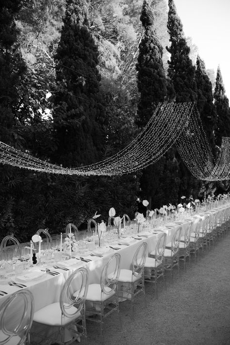 Wedding Lighting Mediterranean Mansion, Spain Wedding, Spanish Wedding, Wedding Lighting, Suspended Lighting, Mediterranean Sea, Paloma, Luxury Wedding, Mansion