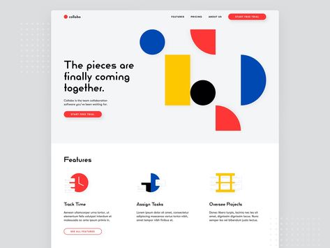 Bauhaus Web Design, Graphic Design Cv, Web Design Course, Style Web, Graphic Design Infographic, Daily Ui, Web Design Studio, Bauhaus Design, Web Inspiration