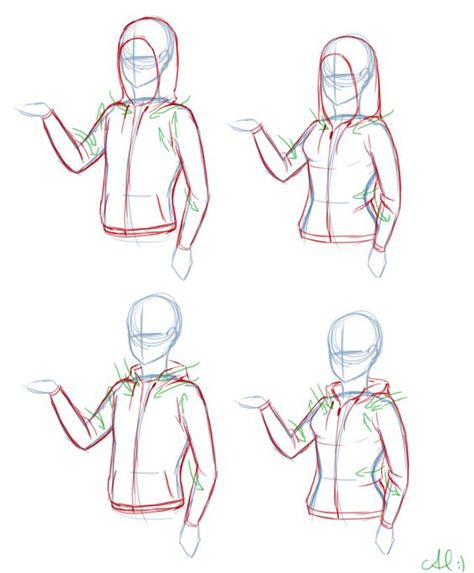 Hoodie Reference Female, Female Hoodie Reference, Wearing A Hoodie Reference, Wearing Hoodie Reference, Drawing Hoods, How To Draw A Hoodie, Hood Drawings, Hoodies Drawing, How To Draw Hoodies