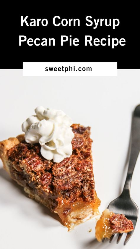 Pecan Pie Recipe From Karo Syrup Bottle, Karo Pecan Pie Recipe Corn Syrup, Pecan Pie Recipe With Karo Syrup, Karo Pecan Pie Recipe, Karo Syrup Pecan Pie, Karo Pecan Pie, Pumpkin Pecan Pie Recipe, Healthy Pecan Pie Bars, Thanksgiving Hosting