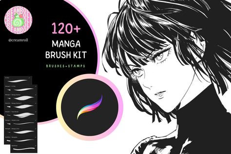 ✅CLICK THE LINK!⬆️ Download 120+ Procreate Manga brushes for anime, ink, liner, hatching, screentone and more! #procreate #manga . #Manga_Brush #Procreate_Comic #Brush_Procreate #Graffiti_Pens Manga Brush, Procreate Comic, Brush Procreate, Graffiti Pens, Procreate Brushes Free, Liner Brush, Ink Brush, Free Tattoo, Free Brush