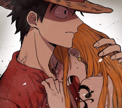 Luffy Nami, Luffy X Nami, One Piece Nami, One Piece Ship, Nami One Piece, One Piece Funny, One Peice Anime, One Piece Drawing, One Piece Images