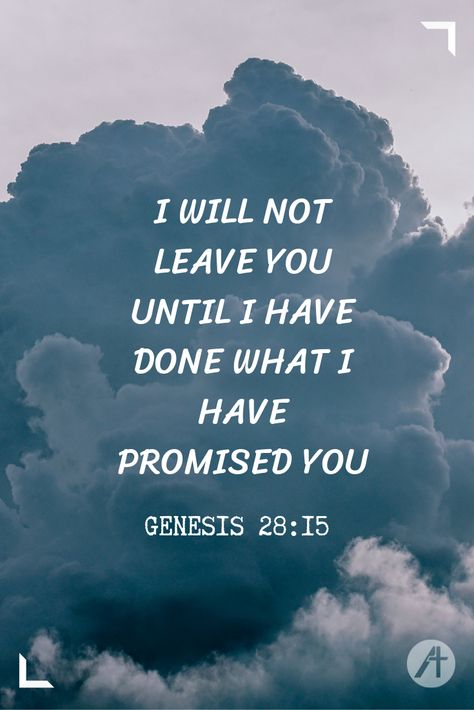 “I am with you and will watch over you wherever you go, and I will bring you back to this land. I will not leave you until I have done what I have promised you.”” ‭‭Genesis‬ ‭28:15‬ Promise Land Quotes, Genesis 28:15 Wallpaper, Genesis 28:15, Positive Scripture, Church Wallpaper, Genesis 28, Ministry Quotes, Promise Land, Special Friend Quotes