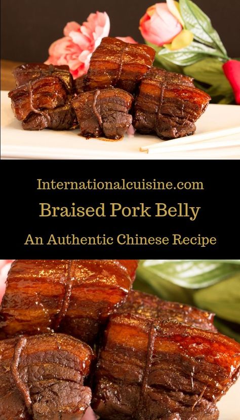 Pork Belly Recipe Oven, Chinese Braised Pork Belly, Chinese Braised Pork, Asian Pork Belly, Dinner Chinese, Pork Jowl, Pork Belly Recipes Crispy, Cooking Pork, Pork Belly Slices