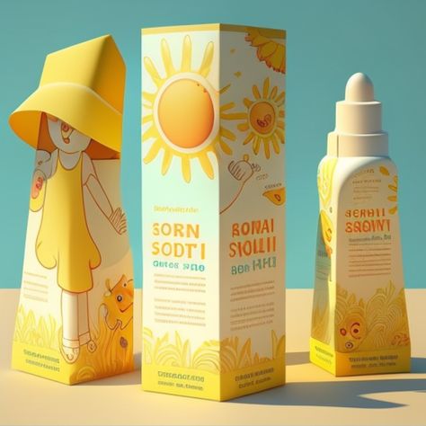 Sunscreen for Children Packaging Design | Design Ispiration | Sunscreen Branding | Sunscreen Brand Identity| Brand identity examples | Packaging Design Ideas | Sunscreen Brand Template | Brand Identity for Sunscreen Brand | Sunscreen Packaging | Skincare Packaging | Packaging Design Inspiration | Brand Packaging | Product Packaging| Created by #MidjourneyAI, #Midjourney #aiart #art #ai #artificialintelligence #machinelearning #aiartcommunity #aiwebsite Sunscreen Packaging Ideas, Cute Sunscreen Packaging, Sustainable Skincare Packaging, Sunscreen Label Design, Sunblock Packaging, Sunscreen Branding, Sunscreen Packaging Design, Sunscreen Design, Brilliant Packaging Design