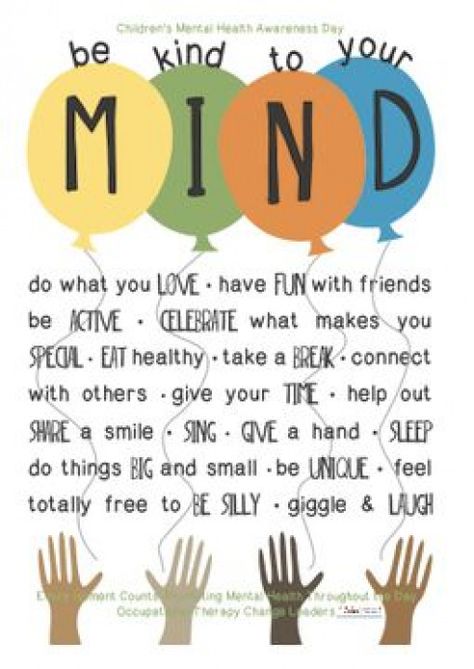 Be Kind To Your Mind #healtheducation #health #education #logo Mental Health Awareness Day, World Mental Health Day, Be Kind To Your Mind, Mental Health Posters, Motivation Poster, Mental Health Awareness Month, Mental Health Day, Health Smoothies, Health Lessons