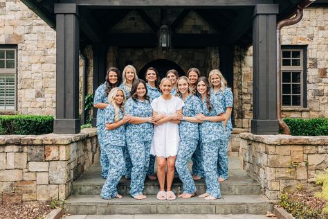 Buy Floral Matching Bridesmaid Pajamas Shirt Long Pant Set for online on Etsy India. Shop for handmade, vintage and unique Bridesmaid Clothing Gifts items from WhatALuvely online on Etsy Pajamas Shirt, Bridesmaid Pajamas, Matching Bridesmaids, Girl Pajamas, Plain White Shirt, Short Blanc, Matching Pajama, Unique Bridesmaid, Bridesmaid Pyjamas