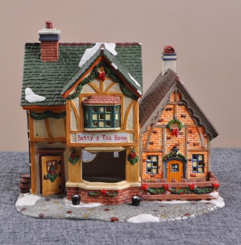 Ceramic Christmas Santa's Village Lighted House - Buy chinchilla house ceramic, lighted ceramic christmas village houses, christmas ceramic house Product on Starlights Ceramic Village Houses, Ceramic Christmas Village, Ceramic Village, House Ceramic, Santa's Village, Houses Christmas, Christmas Village Houses, Ceramic Houses, Aesthetic Things