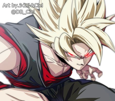 Goku clone Dark Goku, Evil Goku, Goku Art, Goku Pics, Gogeta And Vegito, Dragon Z, Black Goku, Dragon Ball Painting, Dragon Images