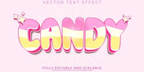 Candy Logo Design Ideas, Soft Fonts, Candy Typography, Candy Font, Logo Candy, Candy Graphic, Candy Text, Alphabet Letters To Print, Cute Lettering