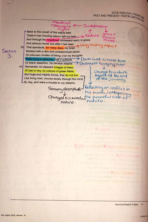 Extract from, The Prelude The Prelude Annotations, Extract From The Prelude Annotations, Extract From The Prelude Analysis, The Prelude Poem Analysis, Extract From The Prelude, Gcse Poetry Anthology, English Literature Poems, Literature Poems, Gcse Poems