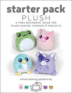 Diy Plush Toys, Sewing Guide, Handmade Stuffed Toys, Cute Sewing Projects, Plushie Patterns, Free Sewing Pattern, Sewing Stuffed Animals, Scrap Fabric, Kawaii Plush