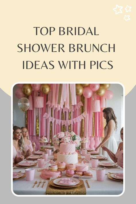 Top Bridal Shower Brunch Ideas with Pics Bridal Shower Brunch Ideas, Shower Brunch Ideas, Elegant Bridesmaid Dresses Long, Mother Son Wedding Dance, Wedding Dress With Corset, Brunch Event, Trendy Bridesmaids, Bridal Shower Balloons, Vintage Bridesmaid Dresses