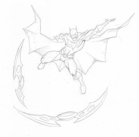 Batman sketch by JoeyVazquez on DeviantArt Throw Reference Drawing, Drawing For Coloring, Batman Batarang, Batman Drawing, Reference Drawing, Batman Beyond, Cartoon Sketches, Comic Drawing, Batman Art