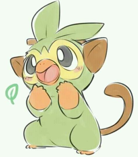 Grookey. Pokemon Sword and Pokemon Shield Grookey Pokemon, Pokemon Masters, Pokemon Shield, Grass Type Pokemon, Pokemon Starters, Pokemon Pocket, Pokémon Stuff, Cute Pokemon Pictures, Pokemon Images