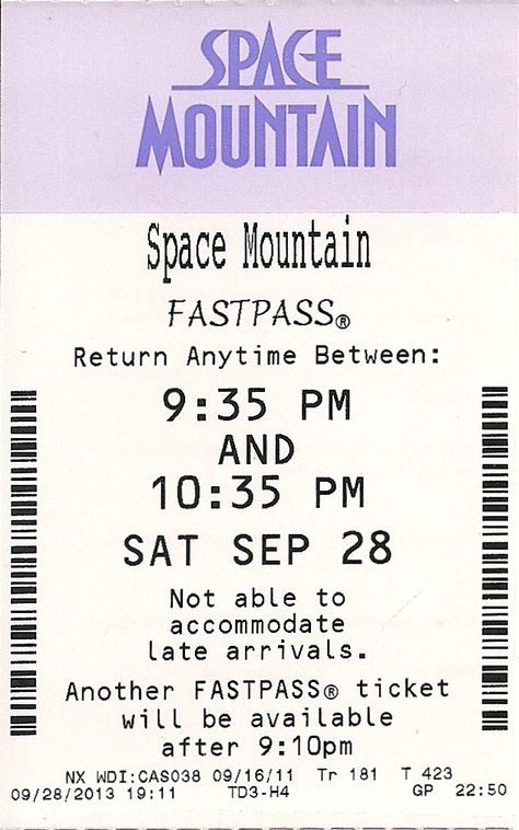 Disney Fast Pass, Disney Tickets, Disneyland Tickets, Disney Rooms, Fast Pass, Space Mountain, Old Disney, Disney Aesthetic, World Information