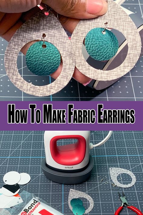 Cricut Earring Ideas, Earrings Cricut, Make Your Own Fabric, Cricut Jewelry, Earring Shapes, Cricut Earrings, Mini Project, Fall Doormat, Circuit Ideas