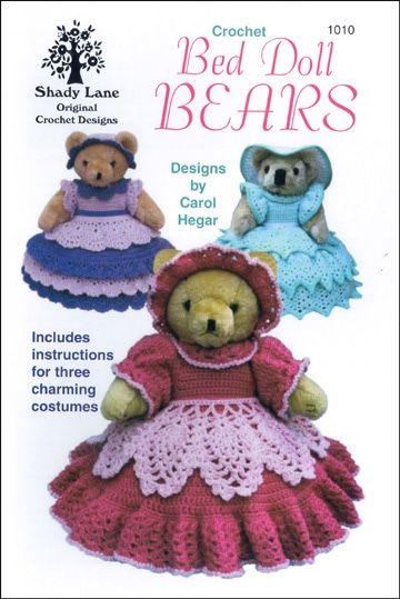 Make an adorable outfit for a teddy bear to create your own Bed Doll Bear! ePattern: Bed Doll BearsDesigner: Carol Hegar of Shady Lane Original Crochet DesignsCurrent Price (*subject to change): *$7.95 USD Bed Doll Bears This month, Carol Hegar from Shady Lane Original Crochet Designs has given us a copy of her Bed Doll... Read more The post Bed Doll Bears appeared first on Oombawka Design Crochet. Bed Doll Crochet Patterns Free, Crochet Bed Dolls Free Pattern, Bed Dolls Crochet Patterns, Crochet Teddy Bear Dress Free Pattern, Crochet Teddy Bear Clothes, Bed Dolls, Crochet Bed, Post Bed, Bear Bed