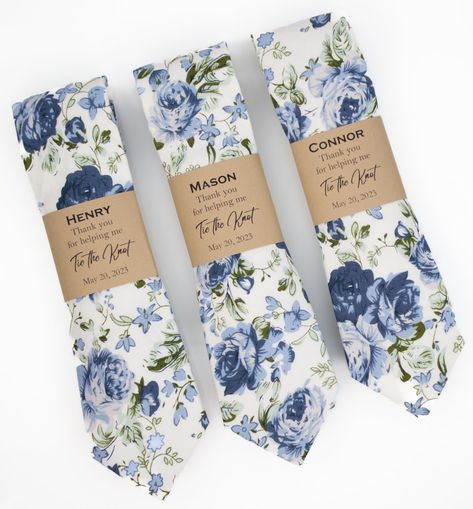 Dusty Blue Floral Necktie, Groomsmen Blue Bow Tie, Groomsmen Sage Socks, Faded Blue and Steel Blue Floral Tie, Sage Wedding Socks - Etsy Dusty Blue Necktie, Dusty Blue Wedding Accessories, Light And Dark Blue Wedding Theme, Dusty Blue And Sage Green Wedding Party, Dusty Blue And Sage Green Bridesmaids, Blue And White Groomsmen Attire, Dusty Blue Floral Tie, Wedding Party Dusty Blue, Antique Blue Wedding