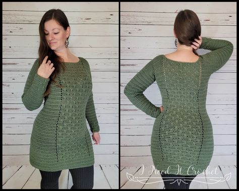 Sweater Dress Pattern, Crochet Tunic Pattern, Beanie Knitting Patterns Free, Crochet Sweater Dress, Crochet Sweater Free, Crochet Dress Pattern Free, Cross Sweater, Crochet Shrug Pattern, Crochet Baby Shoes Pattern