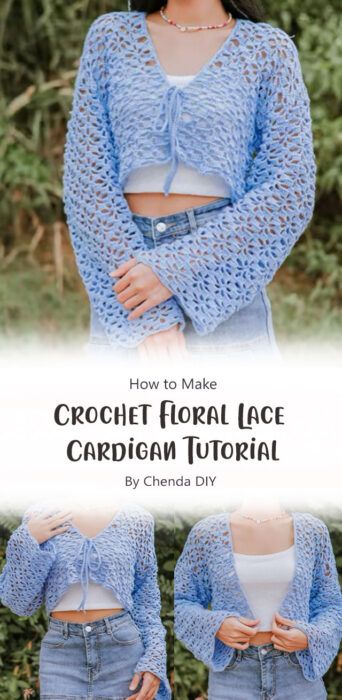 Carolinamontoni.com - Easy Diy Crafts You Can Make Yourself Seamless Crochet Cardigan, Lacy Crochet Cardigan, Crochet Cardigan For Beginners, Tie Pattern Free, Crochet Lace Cardigan, Crochet Cables Pattern, Lace Cardigan Pattern, Cardigan Free Pattern, Crochet Cardigan Free