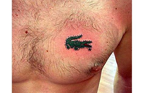 Here's "the best, worst & most ridiculous tattoos ever," all-in-one. Thinking Photos, Alligator Tattoo, Tattoo Mistakes, Terrible Tattoos, Best Tattoo Ever, Preppy Party, Tattoo Fails, Bad Tattoos, Classic Tattoo