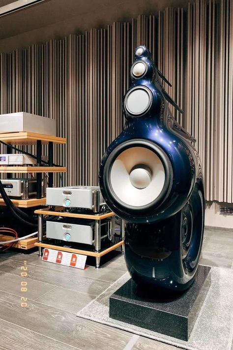 I wonder if you can hear the ocean when you put your ear up to it? For a mere $60k per pair, you can definitely find out! 😅 #bowers&wilkins #b&w #nautilus #soundanddesign #avinstallers #luxury #highendaudio #topoftheline #speakers #audio #avinstallation Bowers And Wilkins, Bowers Wilkins, Listening Room, High End Audio, Cool Tech, Loudspeaker, Nautilus, Home Theater, The Ocean