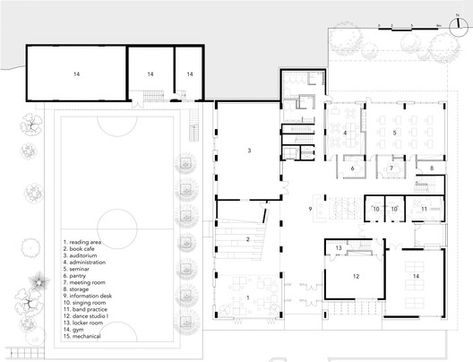 Youth Centre Architecture, Cultural Center Architecture, Language Centers, Community Centre, Youth Center, Student Center, Space Activities, Youth Activities, Architecture Sketchbook