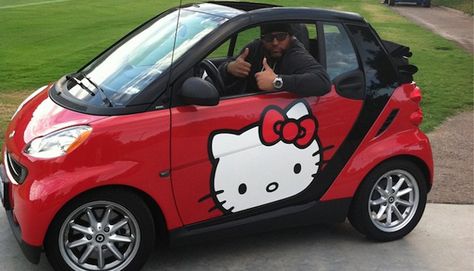 Hello Kitty Car, Charmmy Kitty, Smart Fortwo, San Diego Chargers, Zoom Zoom, Smart Car, Hello Kitty Items, Pretty Cars, Cute Little Things