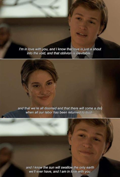 Augustus Waters Quotes, Deep Dialogue, Romance Movies Quotes, Anamorphosis And Isolate, Movies Romance, The Fault In Our Stars Quotes, The Spectacular Now, Augustus Waters, Divergent Quotes