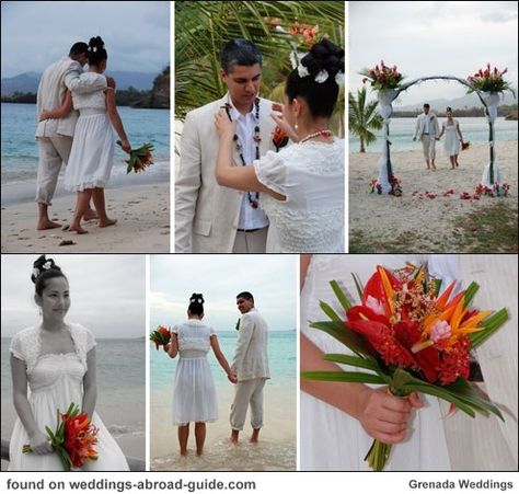 GRENADA - Jen & Sal's personal & intimate elopement took place on the beautiful Caribbean island of Grenada. Having dreamt of tropical white sands, tranquility & intimacy for their wedding day, the Caribbean Island exceeded all of this couples expectations | www.weddingsabroadguide.com/grenada-weddings.html Caribbean Wedding, Intimate Elopement, Wedding Abroad, Caribbean Island, Caribbean Islands, Destination Weddings, The Caribbean, Elopement, Destination Wedding