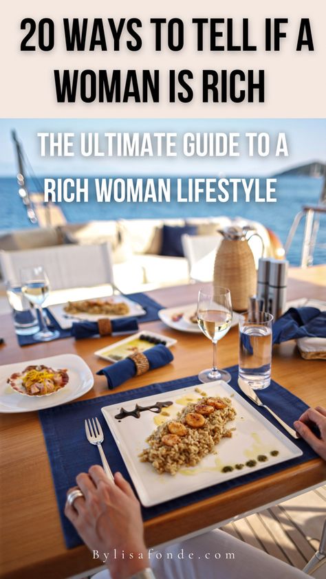 20 ways to tell if a Woman comes from a wealthy family. Learn more about the lifestyle of the old money rich. The Ultimate Guide to a Rich Woman’s Lifestyle. Old money Rich women, old money aesthetic lifestyle, old money families, rich girl aesthetic, rich life aesthetic. Luxury Family Lifestyle Aesthetic, Wealth Aesthetic Women, Country Club Style Women, Old Money Activities Aesthetic, Upper Class Lifestyle, Old Money Rich Aesthetic Outfits, Quiet Rich Aesthetic, My Rich Life, Rich Happy Family