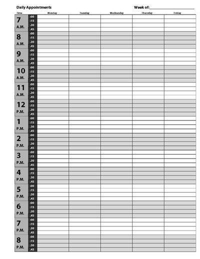 Free printable appointment book to lay out my days at work Daily Appointment Planner, Weekly Appointment Planner, Wealth Planning, Daily Planner Printables Free, Appointment Calendar, Appointment Planner, Schedule Printable, Day Schedule, Work Schedule