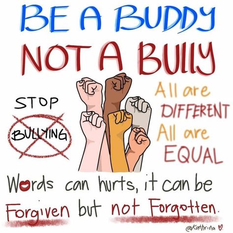 Say No To Bully Poster, Signage Ideas Creative, Be A Buddy Not A Bully Poster, Poster About Bully, Anti Bully Posters Ideas For School, No Bully Poster, Anti Ragging Posters Ideas For College, Bully Awareness Poster, Be A Buddy Not A Bully