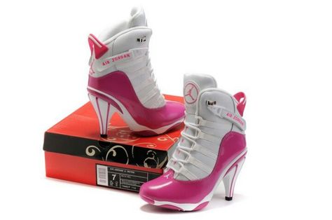 Air Jordan Jordan Heels, High Heels Pink, Nike Heels, Jordan 6 Rings, Air Jordan 6 Retro, Nike Air Jordan 5, White Basketball Shoes, Heels Pink, Jordan 6 Retro