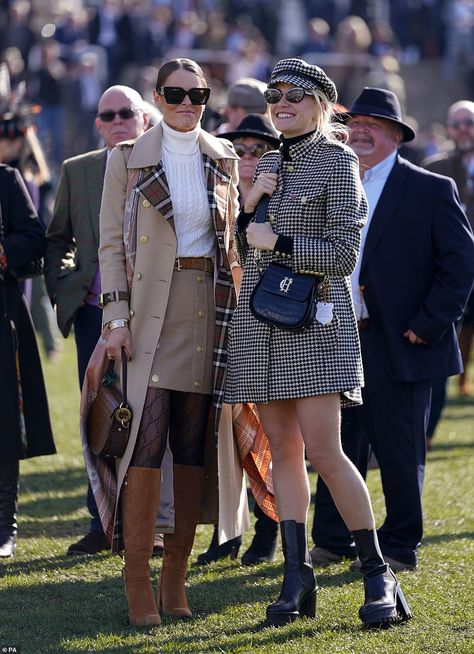 Cheltenham Festival Outfit, Cheltnam Races Outfit, Cheltenham Races Outfits Winter, Racecourse Outfit, Cheltenham Races Outfits Women, Races Outfits For Women, Cheltenham Races Fashion, Steeplechase Outfit, Blazer Looks For Women