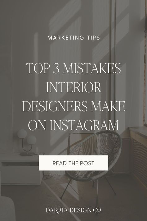 Social media strategy for your interior design business with Marketing Interiors by ES. You’ll learn about the best platforms to show up on to reach the right audience, content strategy, and mistakes to avoid that might cause you to attract the wrong audience on social media. Interior Design Social Media Content, Interior Design Content Ideas, Interior Design Social Media, Marketing Project, Email Template Design, Digital Marketing Trends, Interior Design Consultation, Interior Design Guide, Social Media Strategy