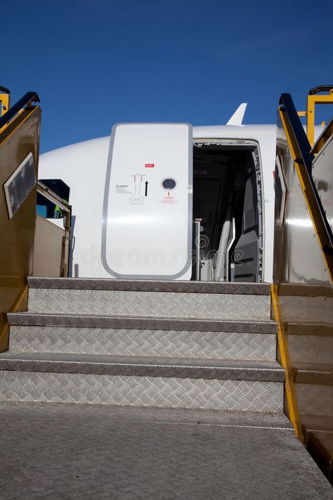 Stairs to the aircraft. Ready boarding under the blue sky , #Affiliate, #Ready, #aircraft, #Stairs, #sky, #blue #ad Airplane Stairs, Yacht Stairs, Sea Planes Airplane, Flight Facilities, Designs To Draw, Stock Images Free, Abstract Design, Blue Sky, Aircraft