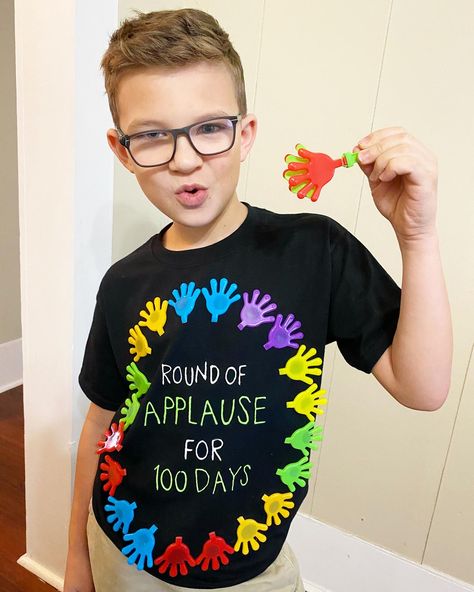 Round of applause for 100 days boy shirt 100 Days Of School Shirt Boys, 100th Day Of School Shirts, 100 Day Shirt Ideas, Disney Movie Up, 100th Day Of School Crafts, Pokemon 100, Boy School, 100 Days Of School Shirt, Pokemon Diy