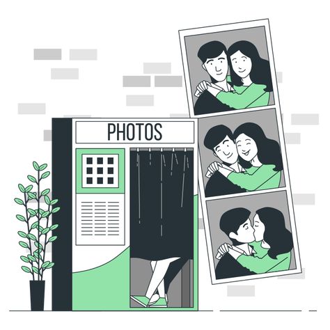 Illustration Couple, Doodle People, Png Illustration, Illustrator Design Tutorial, Photobooth Pictures, Free To Use Images, Cartoon Photo, Retro Background, Photo Love