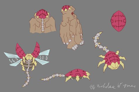 Brain Parasite Concept Art, Nicholas Wymer on ArtStation at https://www.artstation.com/artwork/Vg5Lr4 Parasite Concept Art, Parasite Monster, Brain Parasite, Art Characters, Concept Art, Brain, Illustration Art, Character Design, Quick Saves