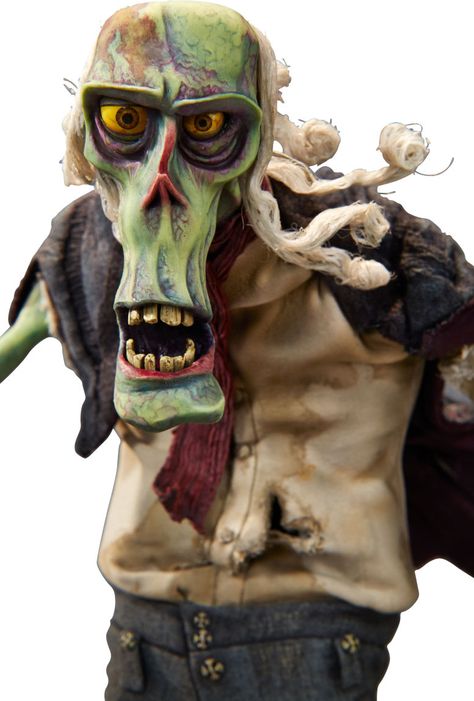 Animation Art:Puppet, ParaNorman Judge Hopkins Zombie Original Animation Puppet(LAIKA, 2012).... Animation Puppet, Zombie Decorations, Zombie Princess, Music Portrait, Zombie Lover, Zombie Army, Laika Studios, Frankenstein Art, Zombie Walk